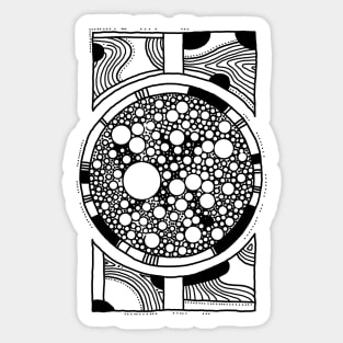 Psychedelic Circle Sticker